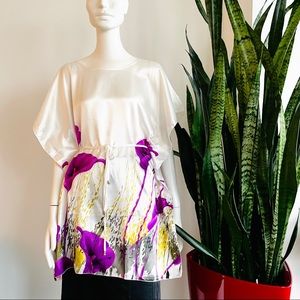 100% Silk sexy summer blouse.